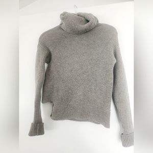 Babaton "Mika" Cashmere/Wool Blend Funnel Neck Sweater